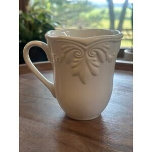 Lenox Butler’s Pantry Gourmet Earthenware White Coffee Tea Mug